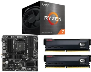 AMD Ryzen 7 5700 + MSI PRO B550M PRO-VDH WIFI + GeIL ORION 32GB (2 x 16GB) DDR4 3200