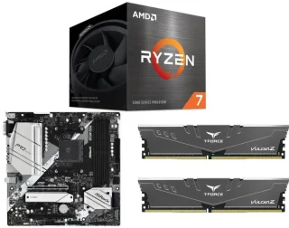 AMD Ryzen 7 5700 + ASRock B550M PRO4 + Team T-FORCE VULCAN Z 16GB (2 x 8GB) DDR4 3200