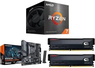 AMD Ryzen 7 5700 + GIGABYTE B550M GAMING X WIFI6 + GeIL ORION 32GB (2 x 16GB) DDR4 3200