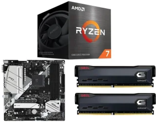 AMD Ryzen 7 5700 + ASRock B550M PRO4 + GeIL ORION 32GB (2 x 16GB) DDR4 3200