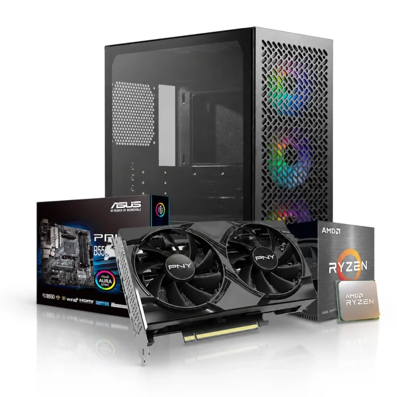 NexForge Dragonling - GeForce RTX 5060 8GB, AMD Ryzen 5500, 16GB DDR4 3200MHz, 1TB NVMe SSD - Featured Image