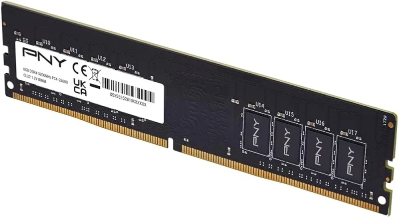 PNY Performance 8 GB - 1 x 8GB, DDR4 288-pin DIMM, 3200MT/s, CL22, Black color - Featured Image