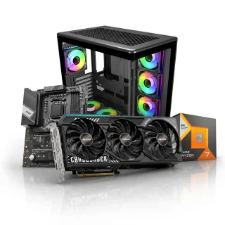 NexForge Wyvern - Radeon RX 9070 XT 16GB, AMD Ryzen 7 7800X3D, 32GB DDR5 6000MHz, 1TB NVMe SSD