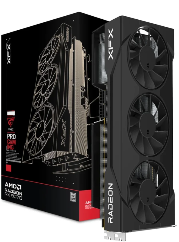 XFX Swift - Radeon RX 9070 GRE 12GB Black 301mm - Featured Image