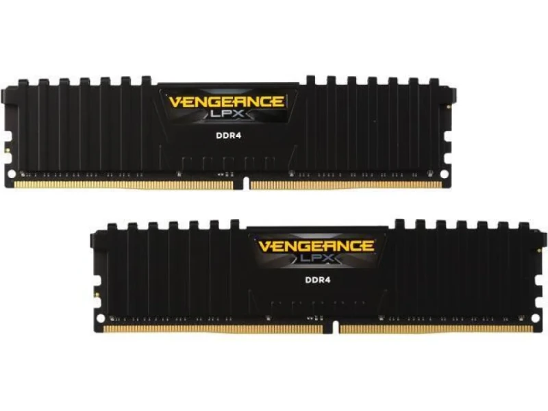 Corsair Vengeance LPX 32 GB - 2 x 16GB, DDR4 288-pin DIMM, 3600MT/s, CL16, Black / Yellow color - Featured Image