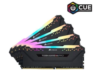 Corsair Vengeance RGB Pro 64 GB - 4 x 16GB, DDR4 288-pin DIMM, 3600MT/s, CL18, Black color