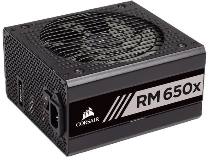 Corsair RM650x (2018) - 650 W ATX Power Supply, 80+ Gold, Fully Modular, Black / Silver Color - Featured Image