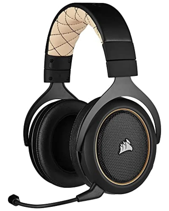 Corsair HS70 PRO - Gaming headset, Wireless, Microphone, 20Hz-20kHz, Black / Beige Color - Featured Image
