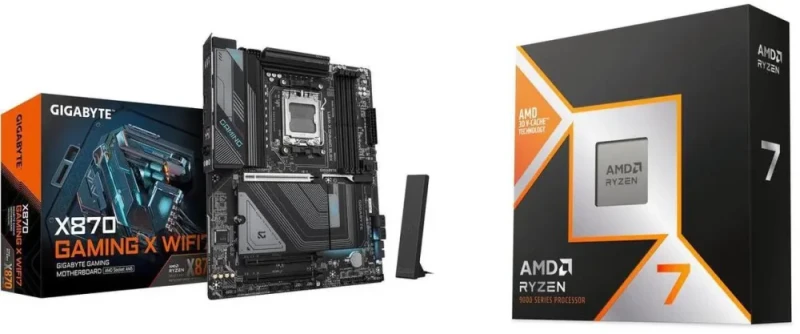 GIGABYTE X870 GAMING X WIFI7 + AMD Ryzen 7 9800X3D - Featured Image