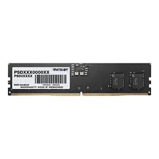 Patriot Signature Line 8 GB - 1 x 8GB, DDR5 288-pin DIMM, 4800MT/s, CL40, Black color