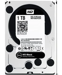 Western Digital WD_BLACK - 1 TB 7200 RPM, SATA 6.0 Gb/s, 3.5", 64 MB Cache memory