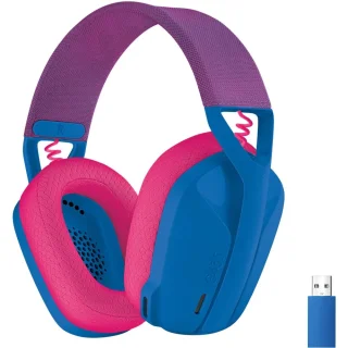 Logitech G435 - Gaming headset, Wireless, Microphone, 20Hz-20kHz, Blue / Pink Color