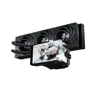Thermalright Wonder Vision 360 Turbo ARGB - 3000 RPM, 44.7 dB, Black color, AIO Watercooler, 360mm radiator