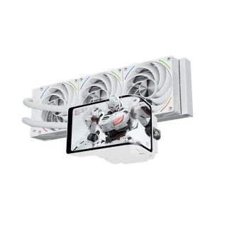 Thermalright Wonder Vision 360 Turbo ARGB - 3000 RPM, 44.7 dB, White color, AIO Watercooler, 360mm radiator