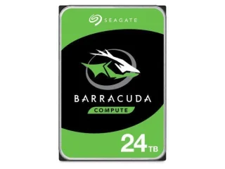 Seagate BarraCuda - 24 TB 7200 RPM, SATA 6.0 Gb/s, 3.5", 512 MB Cache memory