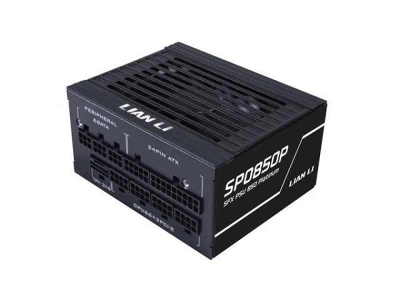 Lian Li SP0850P - 850 W SFX Power Supply, 80+ Platinum, Fully Modular, Black Color - Featured Image
