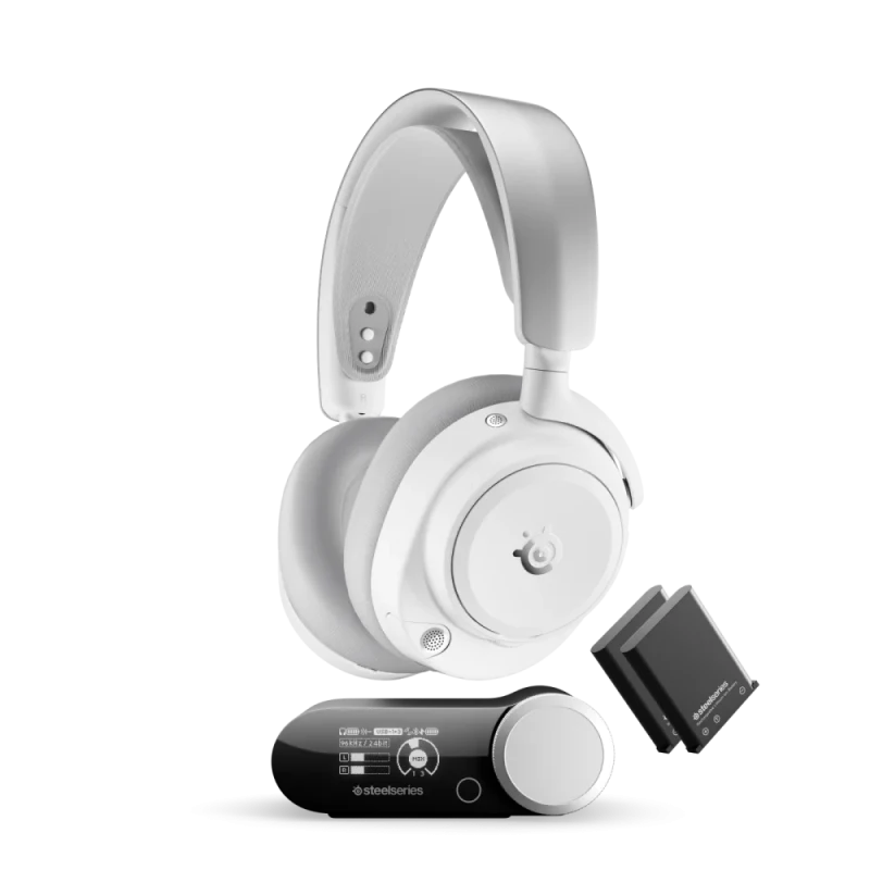 SteelSeries Arctis Nova Pro Omni - Gaming headset, Wireless, Microphone, 10Hz-40kHz, White Color - Featured Image