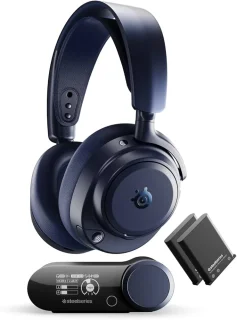 SteelSeries Arctis Nova Pro Omni - Gaming headset, Wireless, Microphone, 10Hz-40kHz, Blue Color