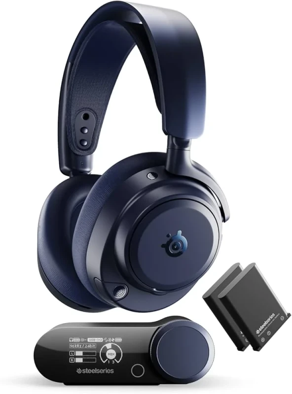 SteelSeries Arctis Nova Pro Omni - Gaming headset, Wireless, Microphone, 10Hz-40kHz, Blue Color - Featured Image