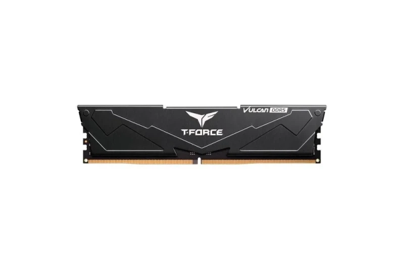 TEAMGROUP T-Force Vulcan 16 GB - 1 x 16GB, DDR5 288-pin DIMM, 6000MT/s, CL38, Black color - Featured Image