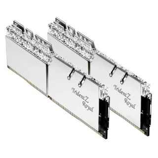 G.Skill Trident Z Royal 16 GB - 2 x 8GB, DDR4 288-pin DIMM, 3200MT/s, CL14, Silver color