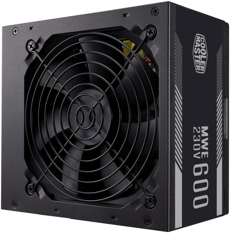 Cooler Master MWE Bronze V2 - 600 W ATX Power Supply, 80+ Bronze, Non-Modular, Black Color - Featured Image