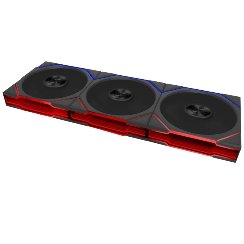 Lian Li UNI FAN TL FLEX 3-Pack - 120mm PWM fan, 33 dB, 90.1 CFM Airflow, 200 - 2600 RPM, Black Color - Featured Image