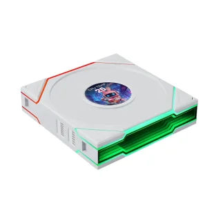 Lian Li UNI FAN TL LCD FLEX - 120mm PWM fan, 26 dB, 66 CFM Airflow, 350 - 1900 RPM, White Color