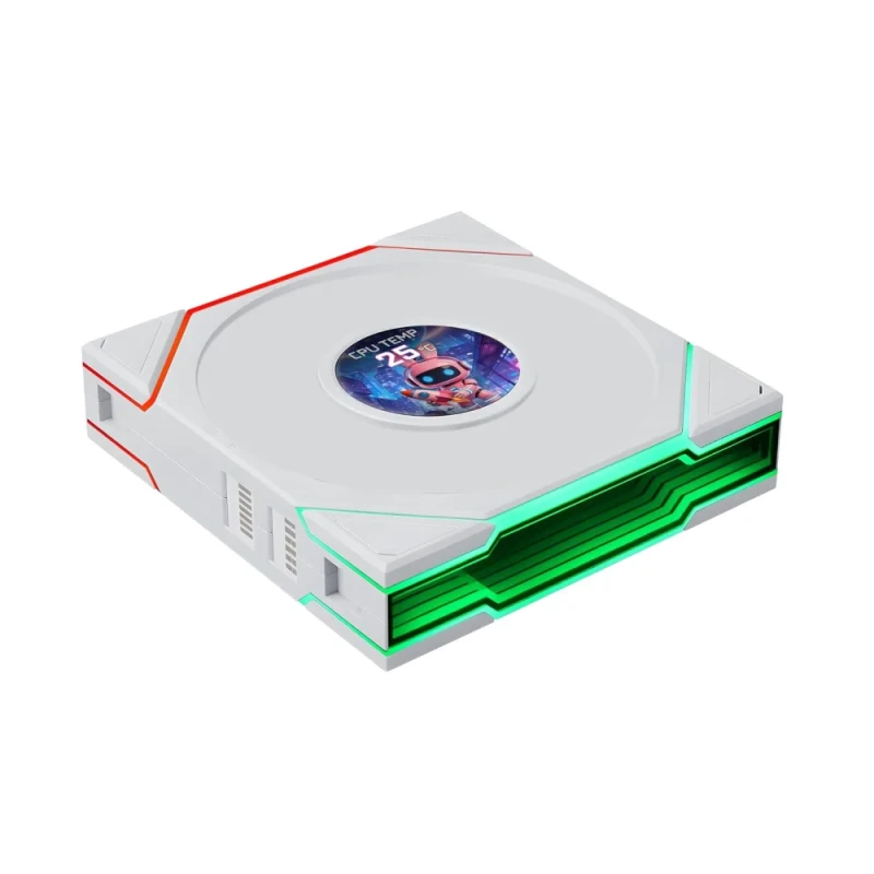 Lian Li UNI FAN TL LCD FLEX - 120mm PWM fan, 26 dB, 66 CFM Airflow, 350 - 1900 RPM, White Color - Featured Image
