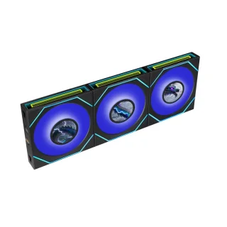 Lian Li UNI FAN SL-INF LCD FLEX 3-Pack - 120mm PWM fan, 31 dB, 56.89 CFM Airflow, 350 - 1950 RPM, Black Color