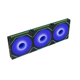 Lian Li UNI FAN SL-INF FLEX 3-Pack - 120mm PWM fan, 29.2 dB, 67 CFM Airflow, 200 - 2300 RPM, Black Color