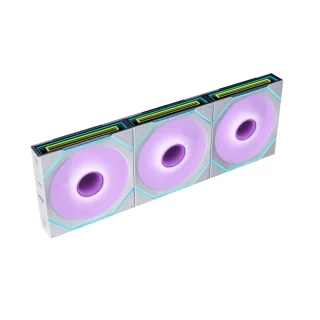 Lian Li UNI FAN SL-INF FLEX 3-Pack - 120mm PWM fan, 29.2 dB, 67 CFM Airflow, 200 - 2300 RPM, White Color