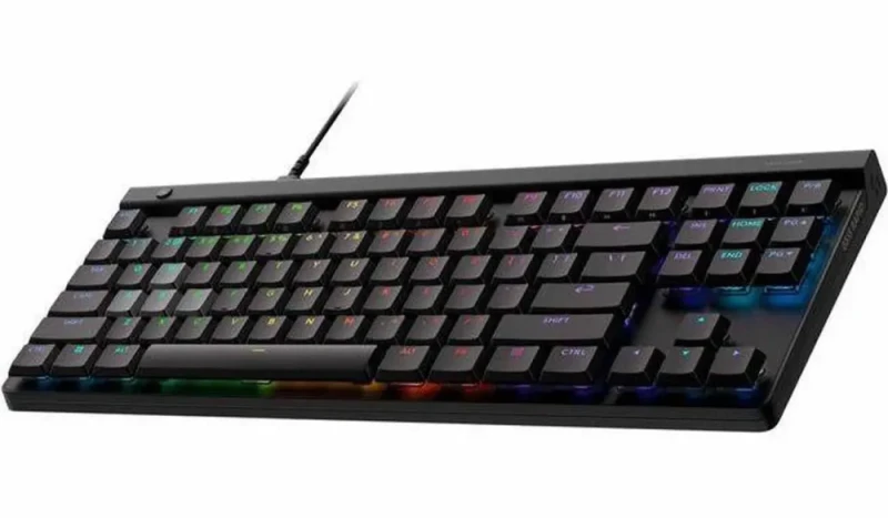 Logitech G515 Rapid TKL - Gaming Wired Keyboard, Logitech Low-Profile Magnetic Analog Switches, RGB Backlit, Tenkeyless, Black Color - Featured Image