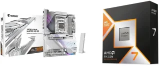 GIGABYTE X870E AORUS MASTER X3D ICE + AMD Ryzen 7 9800X3D