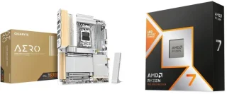 GIGABYTE X870E AERO X3D WOOD + AMD Ryzen 7 9800X3D