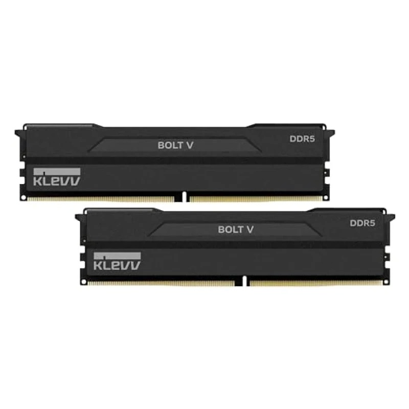 Klevv BOLT V 32 GB - 2 x 16GB, DDR5 288-pin DIMM, 6400MT/s, CL30, Black color - Featured Image