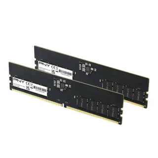 PNY Performance 16 GB - 2 x 8GB, DDR5 288-pin DIMM, 5600MT/s, CL46, Black color