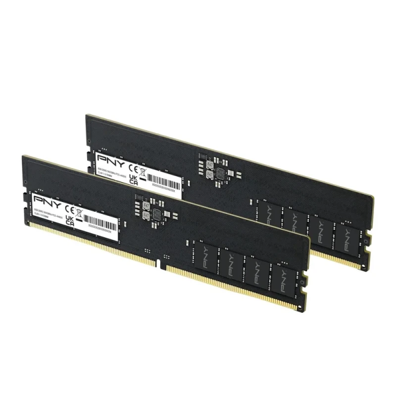 PNY Performance 16 GB - 2 x 8GB, DDR5 288-pin DIMM, 5600MT/s, CL46, Black color - Featured Image