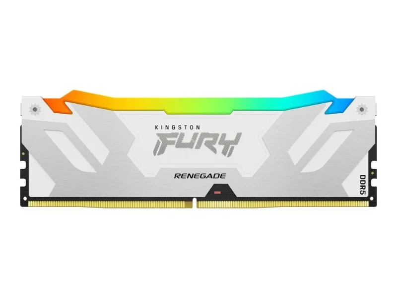 Kingston Fury Renegade RGB 32 GB - 1 x 32GB, DDR5 288-pin DIMM, 6400MT/s, CL32, Silver / White color - Featured Image