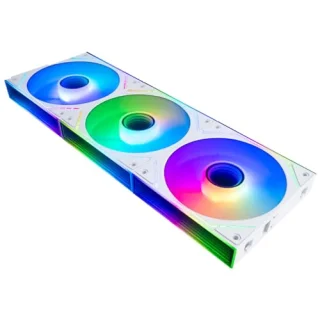 Thermalright TL-M12QRW-S X3 3-Pack - 120mm PWM fan, 23.2 dB, 47.6 CFM Airflow, 1500 RPM, White Color