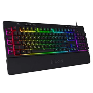 Redragon K512 SHIVA RGB - Gaming Wired Keyboard, RGB Backlit, Black Color