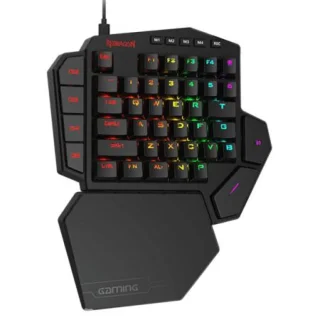 Redragon K585 DITI - Gaming Wired Keyboard, Outemu Blue Switches, RGB Backlit, Black Color