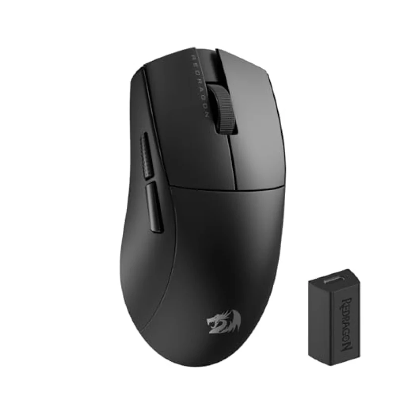 Redragon M916 PRO - Wired, Wireless, Bluetooth Wireless Optical Mouse, 26000 DPI, Black color - Featured Image