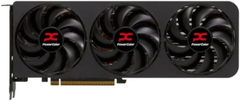PowerColor Reaper Radeon RX 9070 XT 16GB Black/Red – AMD RDNA GPU, 16GB GDDR6, Boost Clock up to 2850 MHz, Triple-Fan Reaper Cooling, Factory Overclock, PCIe 4.0, HDMI/DP Outputs, High-Performance Gaming, 289 mm - Featured Image