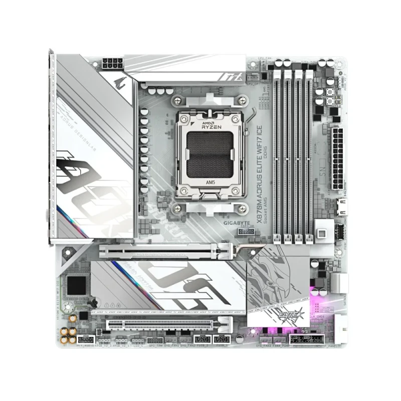 Gigabyte X870M AORUS ELITE WIFI7 ICE - Featured Image