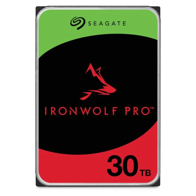 Seagate IronWolf Pro - 30 TB 7200 RPM, SATA 6.0 Gb/s, 3.5", 512 MB Cache memory - Featured Image