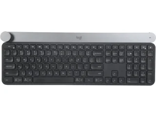 Logitech CRAFT - Standard Wireless Keyboard, Black Color