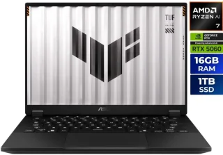 ASUS TUF Gaming A14 FA401B26 Gaming Laptop - AMD Ryzen AI 7 350, GeForce RTX 5060 8GB, 16GB LPDDR5X-7500 RAM, 1TB NVMe SSD, 14" 165Hz Display, Windows 11 Home