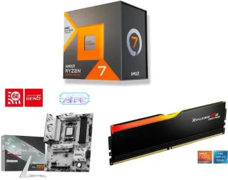 AMD Ryzen 7 7700X3D + MSI B850 GAMING PLUS WIFI6E + G.SKILL Ripjaws M5 Neo RGB Series 16GB