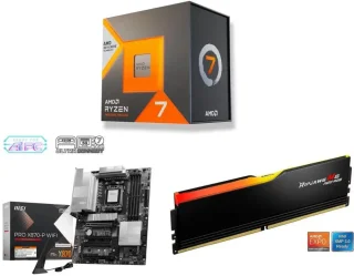 AMD Ryzen 7 7700X3D + MSI PRO X870-P WIFI + G.SKILL Ripjaws M5 Neo RGB Series 16GB